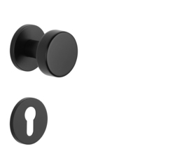 Koule na dveře AT - KOULE RUTA - R 7S BS - Černá matná