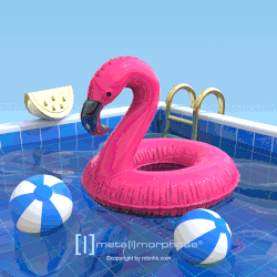 MTM161-01 MTM - KLÍČENKA - Nafukovačka plameňák