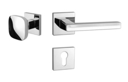 Klika na dveře AS - PEA - HR 7S OC - Chrom lesklý