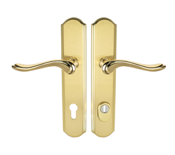 Zpevněné kování MI - LYON/ROMEO PLUS - SO OLV/OLS - Mosaz leštěná lakovaná / mosaz broušená