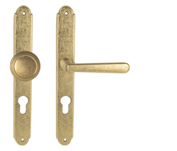 Klika na dveře NI - ALT WIEN Štít NAT - Natural mosaz nelakovaná