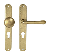 Klika na dveře NI - ELEGANT NAT - Natural mosaz nelakovaná