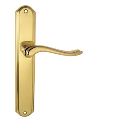 Klika na dveře MP - ROMEO - SO OLV - Mosaz leštěná lakovaná