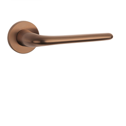 Klika na dveře AS - AZALIA - R 7S CUM PVD - Měď matná PVD