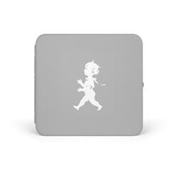 SN - SKŘÍŇKA NA KLÍČE Šedá matná / bílý matný emblém