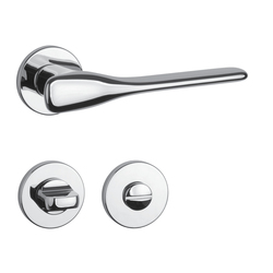 Klika na dveře AS - ORCHIDE - R 7S OC - Chrom lesklý