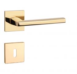 Klika na dveře AT - PYROLA - HR 7S OLV PVD - Mosaz leštěná lakovaná PVD