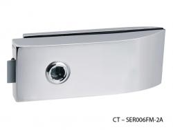 CT - 11000 Kování na skleněné dveře OC - Chrom lesklý