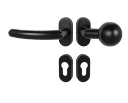 Klika na dveře MP - NERO - UOR BS - Černá matná