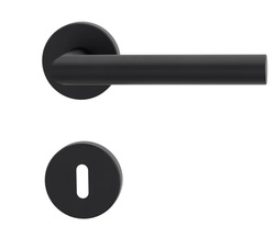 Klika na dveře GK - LUCIA - R Grafit černá (78)