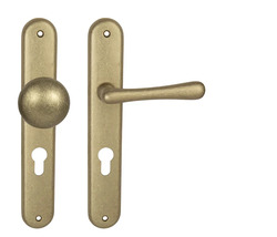 Klika na dveře MP - ELEGANT NAT - Mosaz natural