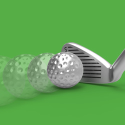 MTM929-01 MTM - KLÍČENKA - Golfová hůl