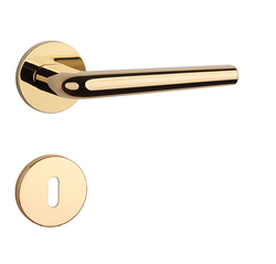 Klika na dveře AT - FUNKIA - R 7S OLV PVD - Mosaz leštěná lakovaná PVD