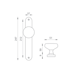 MP - KOULE ELEGANT OBA - Antik bronz