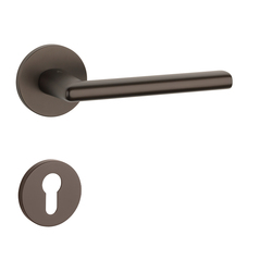 Klika na dveře AT - KALMIA - R 7S HNM - Hnědá matná