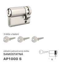 Stavební vložka DK - AP1000 S jednostranná NP - Nikl perla