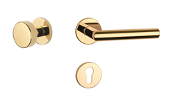 Klika na dveře AT - ARABIS - R 7S OLV PVD - Mosaz leštěná lakovaná PVD