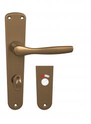 Klika na dveře BA - LUXOR - B F4 - Bronz elox