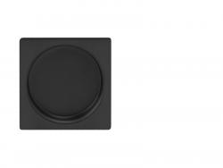 ATZ - Mušle hranatá bez otvoru 7504 - HR BS - Černá matná