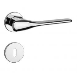 Klika na dveře AS - ORCHIDE - R 7S OC - Chrom lesklý