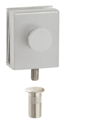 CT - CAT001 - 3B Podlahový zavírací set na skleněné dveře ONS - Nikl broušený