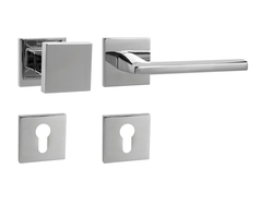 Klika na dveře MP - PRIMA - HR SQ6 OC - Chrom lesklý