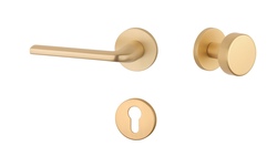 Klika na dveře AT - OLEANDRO - R 7S OLS - Mosaz broušená