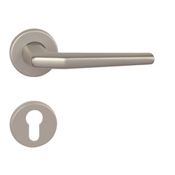 Klika na dveře BA - LUCIA - R F8 - Nikl matný