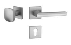 Klika na dveře AS - PEA - HR 7S OCS - Chrom broušený