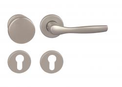 Klika na dveře BA - LUXOR - R F8 - Nikl matný