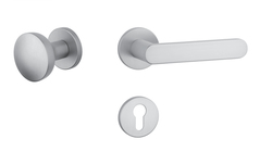 Klika na dveře AS - ALORA - R 7S OCS - Chrom broušený