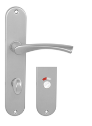 Klika na dveře BA - TORNADO - S F1 - Stříbrný elox