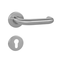 Klika na dveře MP - COSLAN - R BN - Broušená nerez