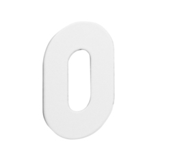 Rozeta ke klice VM - ROZETA - 1UOR WS - Bílá matná (49)