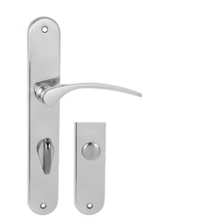 Klika na dveře MP - LAURA OC - Chrom lesklý