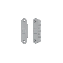 AGB - TOUCH set pevných magnetů - hliník/dřevo Šedá matná