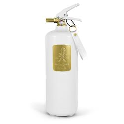 SN - HASICÍ PŘÍSTROJ 2 KG Bílá lesklá / zlatý lesklý emblém