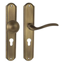 Klika na dveře MP - JULIA - SO OGS - Bronz česaný matný