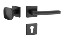 Klika na dveře AS - PEA - HR 7S BS - Černá matná