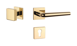 Klika na dveře AT - FUNKIA - HR 7S OLV PVD - Mosaz leštěná lakovaná PVD