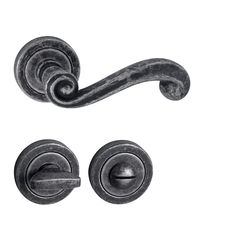 Klika na dveře TI - CARLA - R 738 OGA - Antik šedá (47)