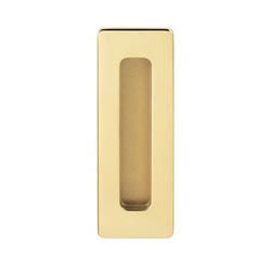 TI - Mušle na posuvné dveře - 4181 5S - bez otvoru OLV - Mosaz leštěná lakovaná (01)