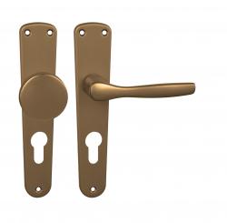 Klika na dveře BA - LUXOR - B F4 - Bronz elox