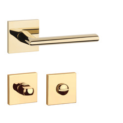 Klika na dveře AT - PRIMULA - HR 7S OLV PVD - Mosaz leštěná lakovaná PVD