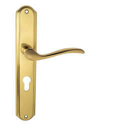 Klika na dveře MP - JULIA - SO OLV - Mosaz leštěná lakovaná