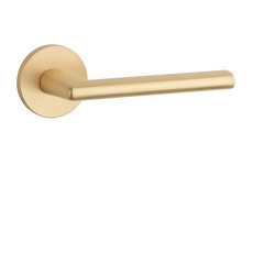 Klika na dveře AT - KALMIA - R 7S OLS - Mosaz broušená