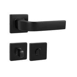 Klika na dveře MP - SUNNY - HR BS - Černá matná