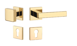 Klika na dveře AT - SULLA - HR 7S OLV PVD - Mosaz leštěná lakovaná PVD