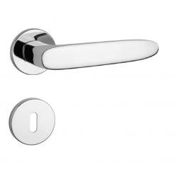 Klika na dveře AS - ROSA - R 7S OC - Chrom lesklý