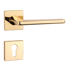 Klika na dveře AS - SETIA - HR 5S OLV - Mosaz leštěná lakovaná